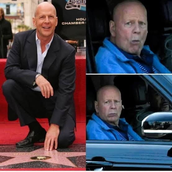Bruce Willis fue visto durante una rara salida en Brentwood en medio de una lucha contra la demencia