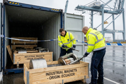 Image f1b3g1f1b3g1f1b3 Supercarretera de la droga": Holanda incauta 5 toneladas de cocaína oculta en imanes de Ecuador